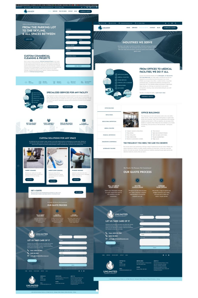Cleaning Company Web Designer MN